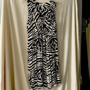 Soma zebra print dress size L